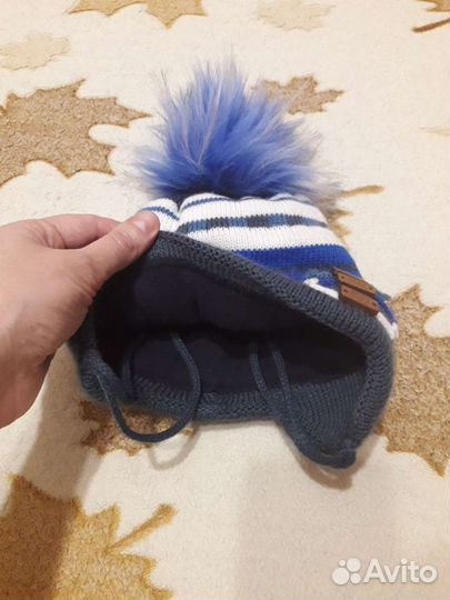 Шапка зимняя на мальчика