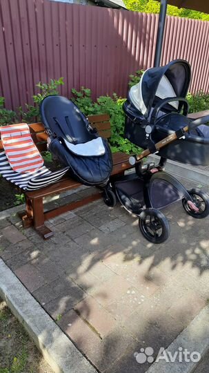 Коляска 2 в 1 Hot Mom