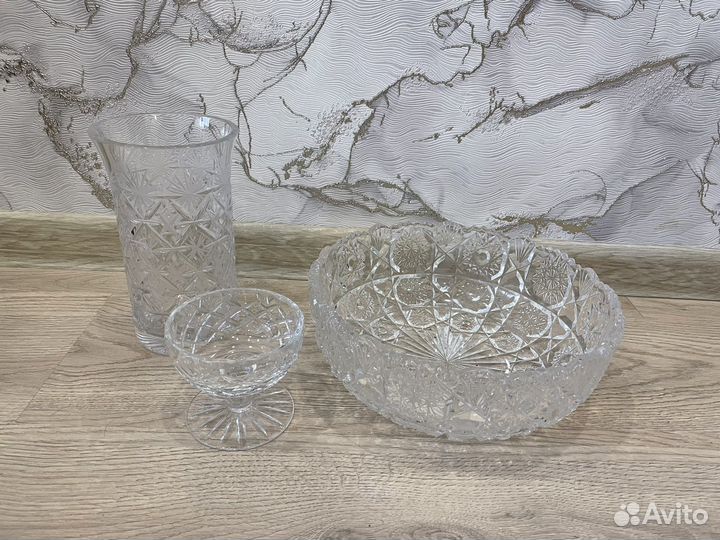 Ваза хрустальная СССР