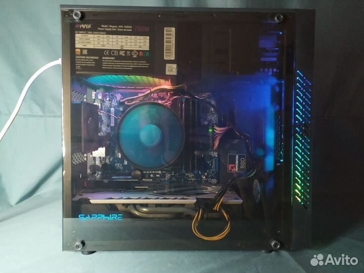 Игровой Компьютер i5-4460/RX580/8Gb/SSD/HDD