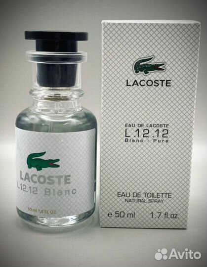 Духи Lacoste 12.12 blanc pure 50мl