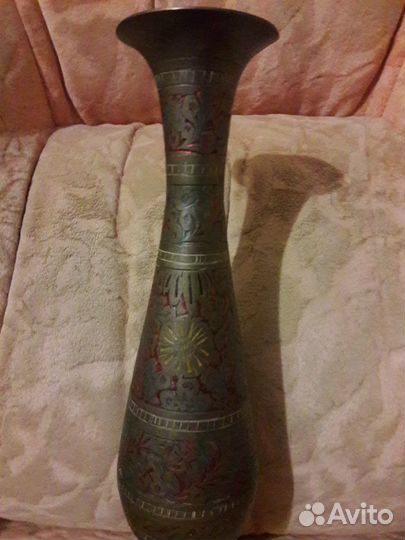 Винтажные вазы.латунь времен СССР 60-70годы