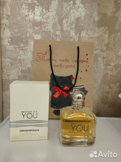 Парфюмерная вода 100 мл. Armani Because It’s You