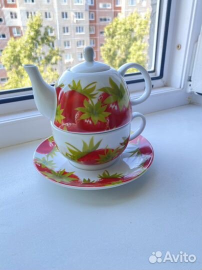 Чайный набор фарфор новый