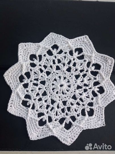 Салфетки на стол круглые