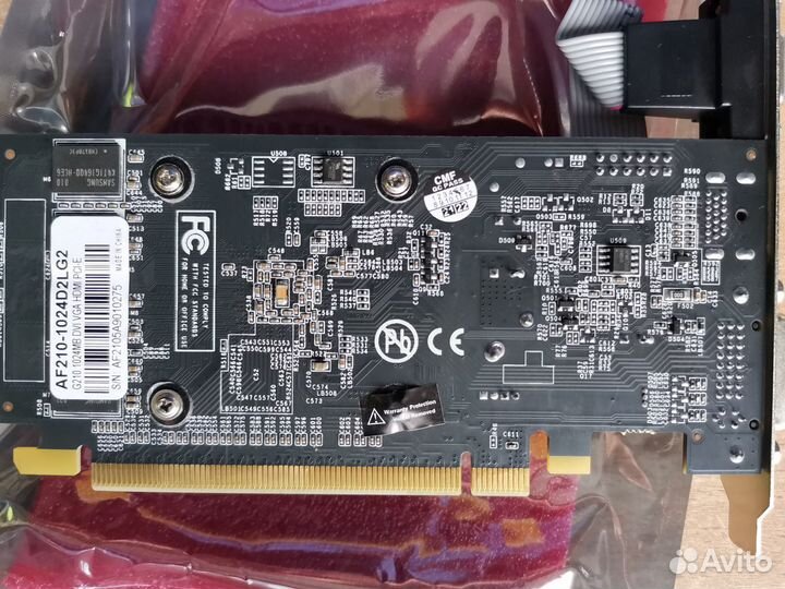 Видеокарта Afox AF210-1024D2LG2 NVidia GT210 1Gb