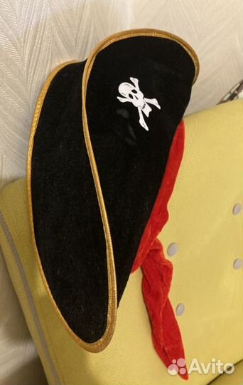 Карнавальный костюм шляпа пирата