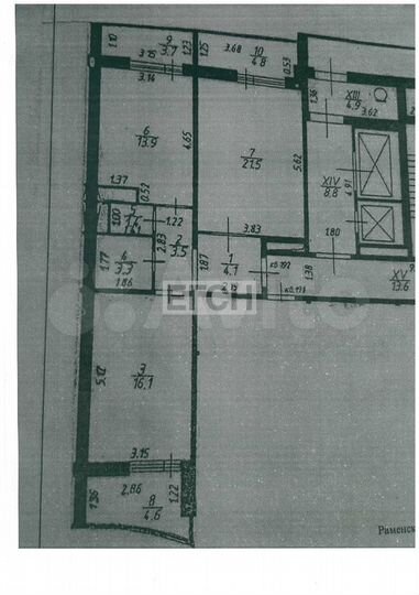 2-к. квартира, 63,8 м², 17/17 эт.