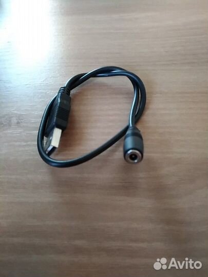 Переходник питание USB 2.0 на штекер мама 3.5