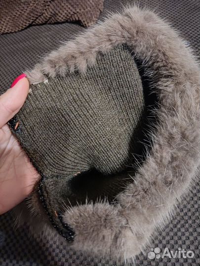 Шапка женская из норки