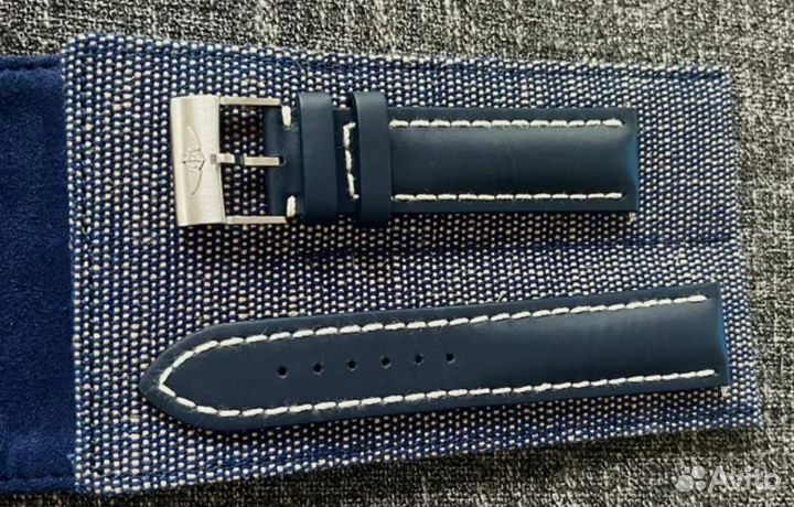 Ремешок на часы Breitling 22мм Кожа Оригинал