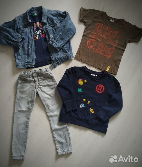 Детские вещи пакетом для мальчика 110