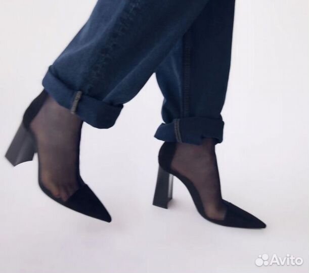 Ботильоны сетка Zara