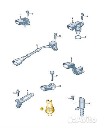 Датчик давления масла Volkswagen Polo CWV 279652