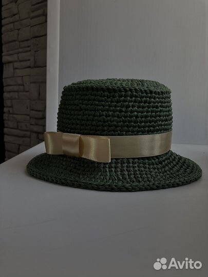 Шляпа канотье детская