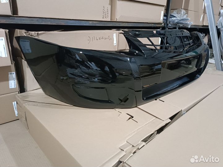 Бампер передний лада приора цвет темно зелёный