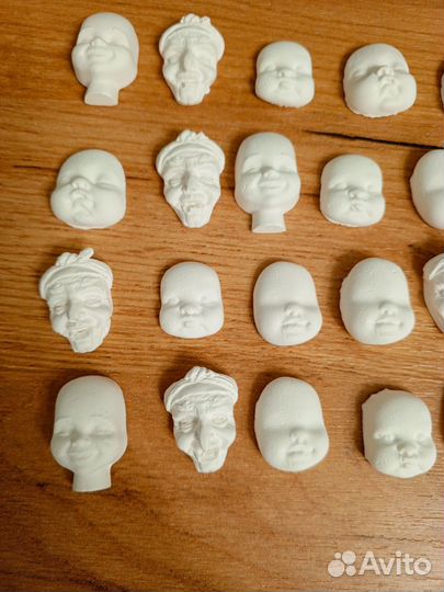 Лица для ватных игрушек 23 шт