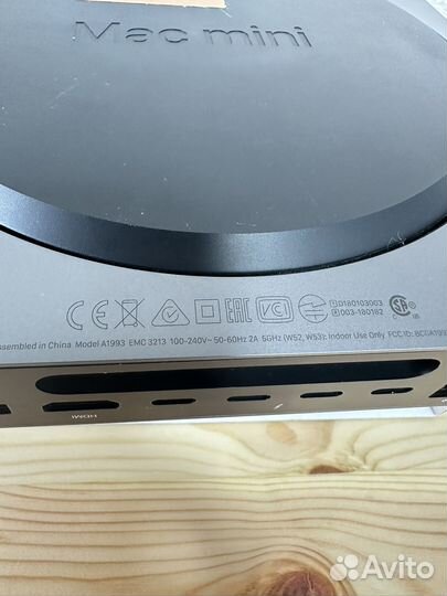 Apple mac mini 2018 i3/8gb/256gb a1993