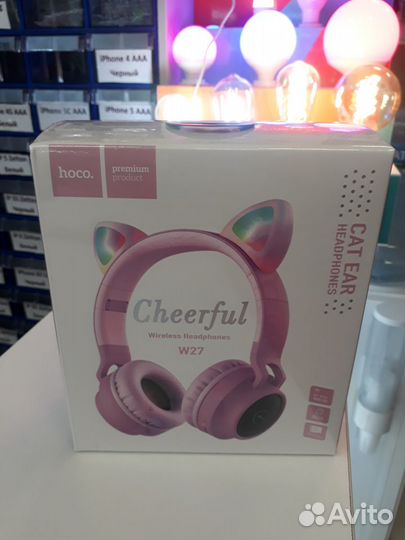 Bluetooth гарнитура hoco W27 Cat Ear