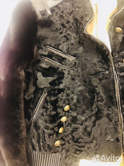 Куртка норковая с каракульчой, Gucci оригинал
