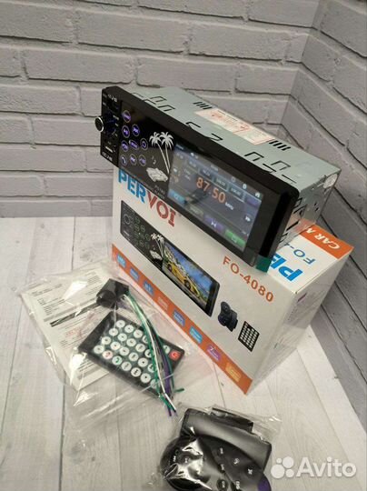 Автомагнитолы 1 din с bluetooth Pervoi 4480 USB