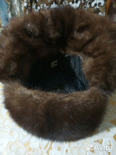 Норковая шапка ушанка