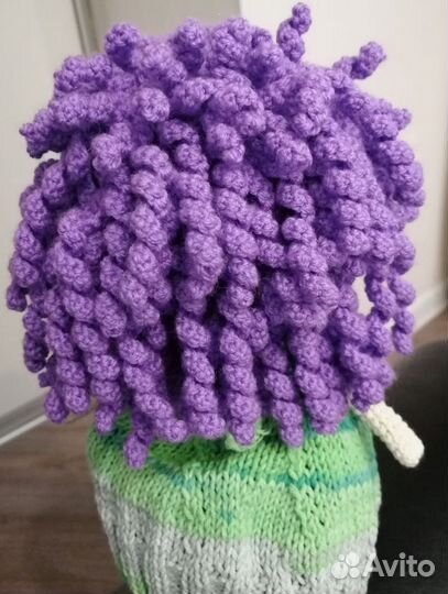 Вязаные игрушки ручной работы кукла