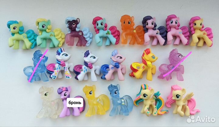 My little pony мини фигурки
