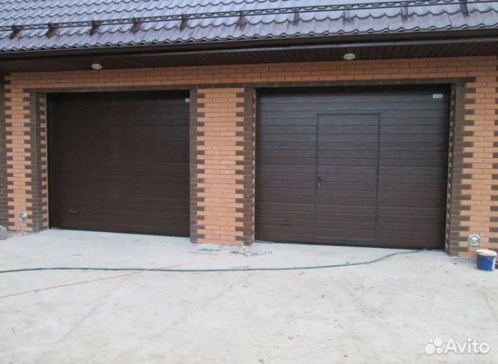 Автоматические ворота гаражные секционные