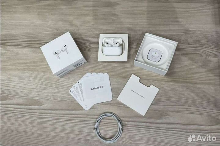 Наушники apple airpods с шумоподавлением