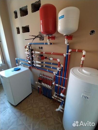 Монтаж отопления в коттедже под ключ