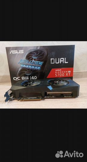 Видеокарта asus amd radeon rx 5700tx 8 gb