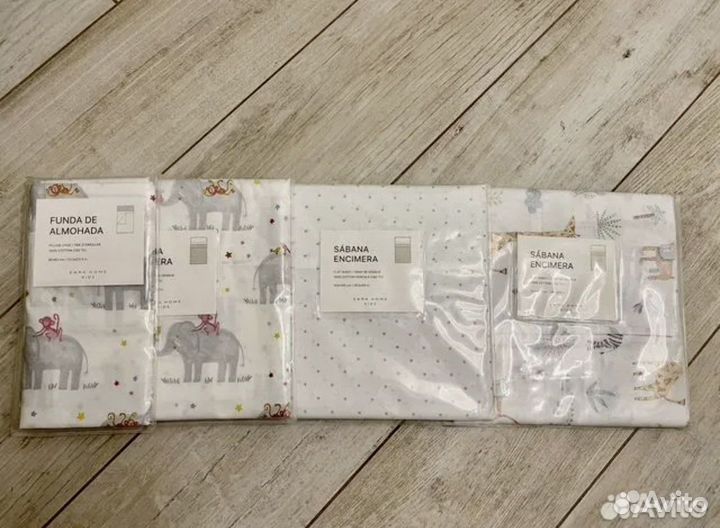 Простыни и наволчки Zara,оригинал