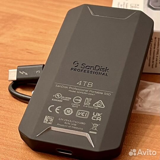 Внешний SSD SanDisk Professional 4 Tb