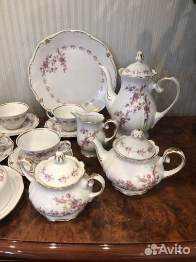 Чайный сервиз Германия фарфор, «райхенбах»