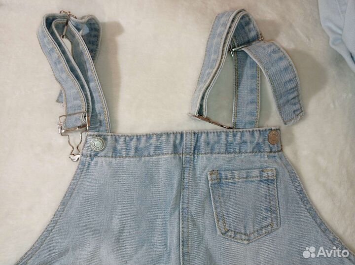 Джинсовый комбинезон женский 44