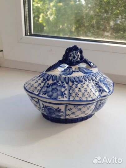 Конфетница Гжель