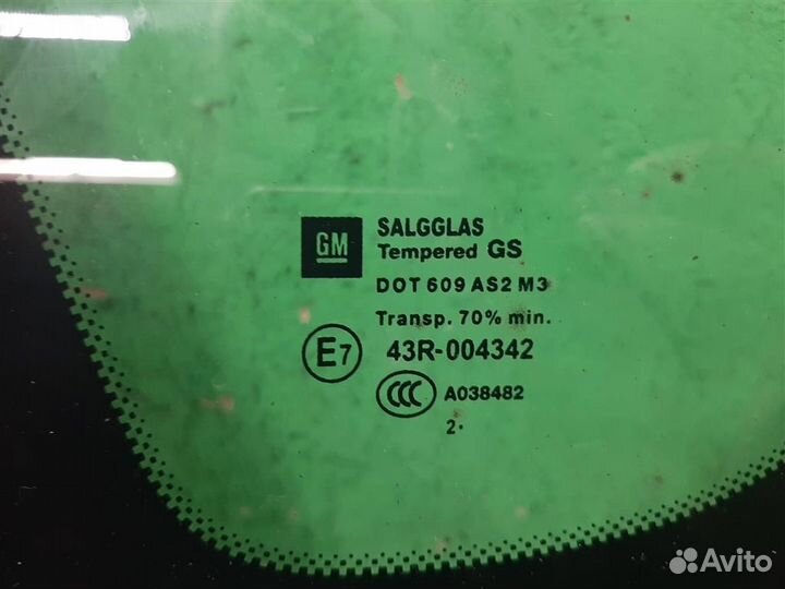 Стекло багажника левое Opel Meriva B 2013