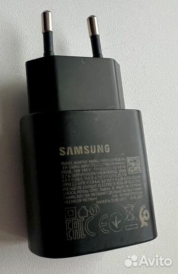 Сетевое зарядное устройство Samsung 25W