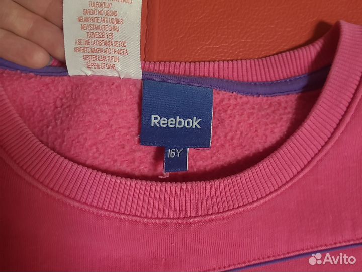 Толстовка reebok детская для девочки и подростка