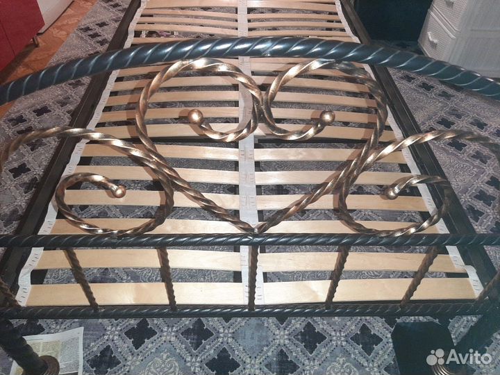Кровать металлическая бу