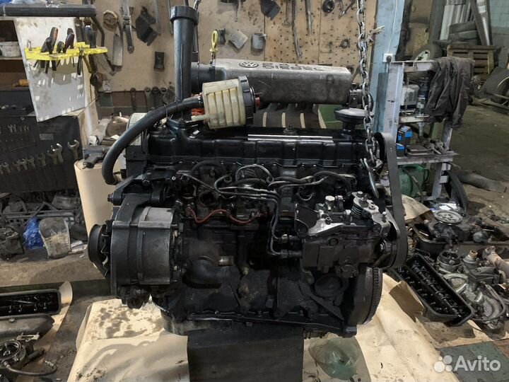 Двигатель на vw transporter 2.4 aab