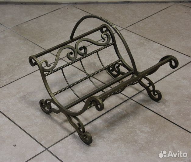 Кованая дровница