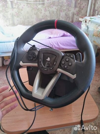 Игровой руль с педалями для пк, ps4, ps5