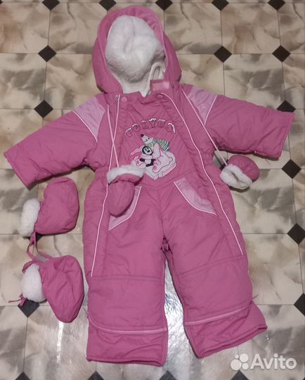 Комбинезон-трансформер для девочки