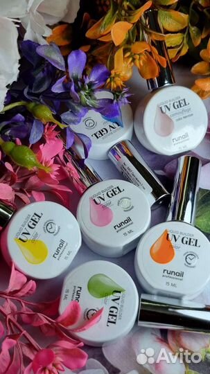 Жидкий гель-полигель для маникюра