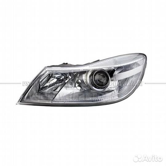 Стекло для фары Skoda Octavia A5 (2008-2013) реста