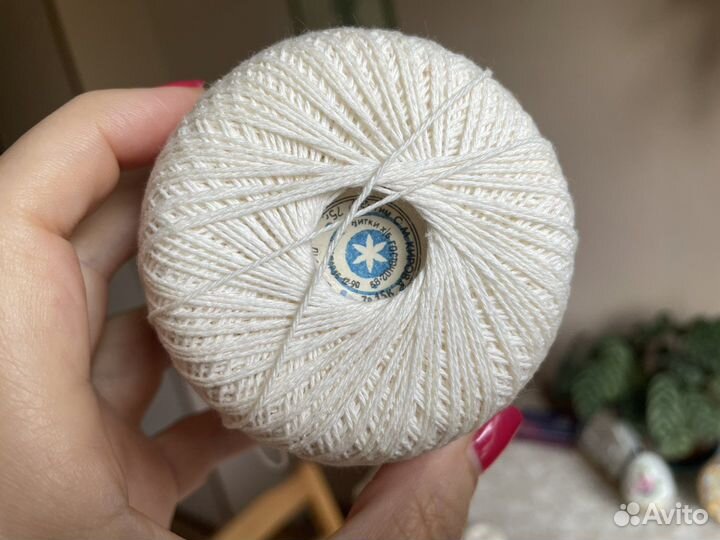 Нитки для вязания хлопок СССР