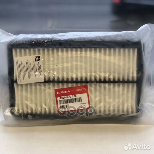 Фильтр воздушный honda 17220-5J6-A00 17220-5J6-A00