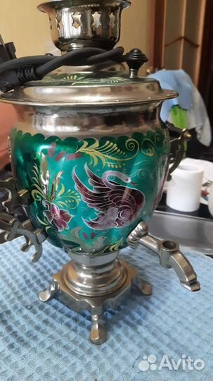 Самовар Тульский электрический расписной